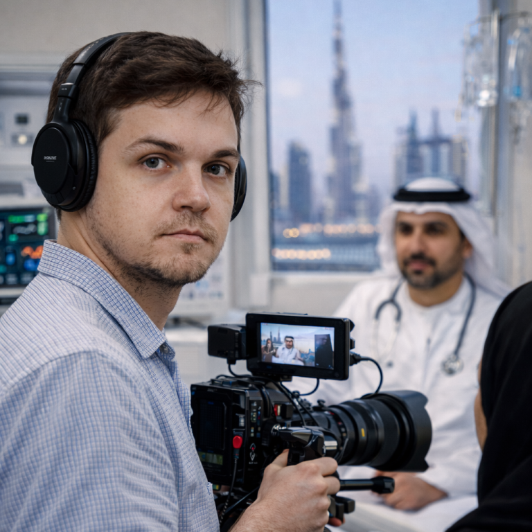 videographer at clinic in abu dhabi